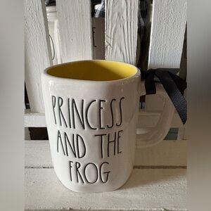 Rae Dunn White and Yellow Accent Mug Princess and the Frog